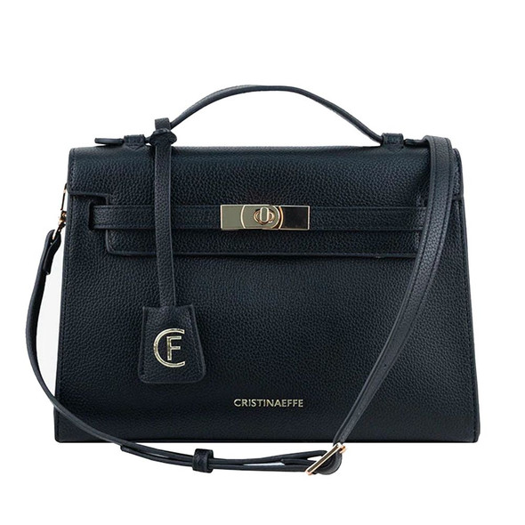 Black Artificial Leather Women Crossbody Bag Black Artificial Leather Women Crossbody Bag