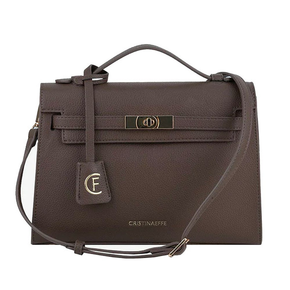 Gray Artificial Leather Women Crossbody Bag Gray Artificial Leather Women Crossbody Bag