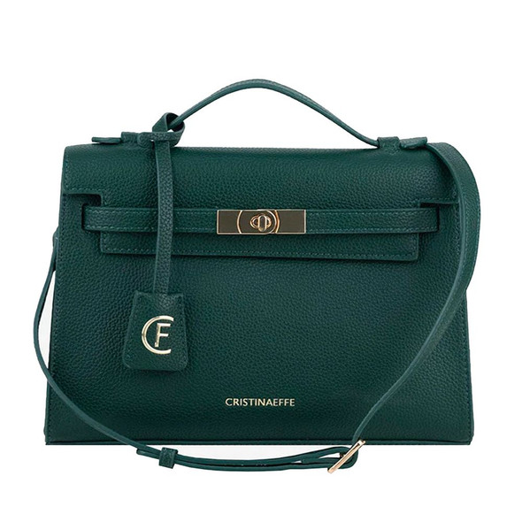 Green Artificial Leather Women Crossbody Bag CREF-14127 Green Artificial Leather Women Crossbody Bag CREF-14127
