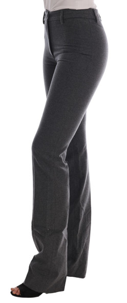 Gray Wool Stretch Slim Pants Gray Wool Stretch Slim Pants