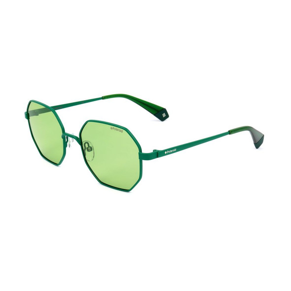 Green Metal Sunglasses POPLD6067S1EDUCAC Green Metal Sunglasses POPLD6067S1EDUCAC