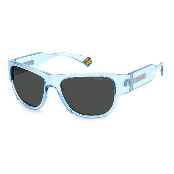 Blue Polycarbonate Sunglasses POPLD6197SMVUAC Blue Polycarbonate Sunglasses POPLD6197SMVUAC