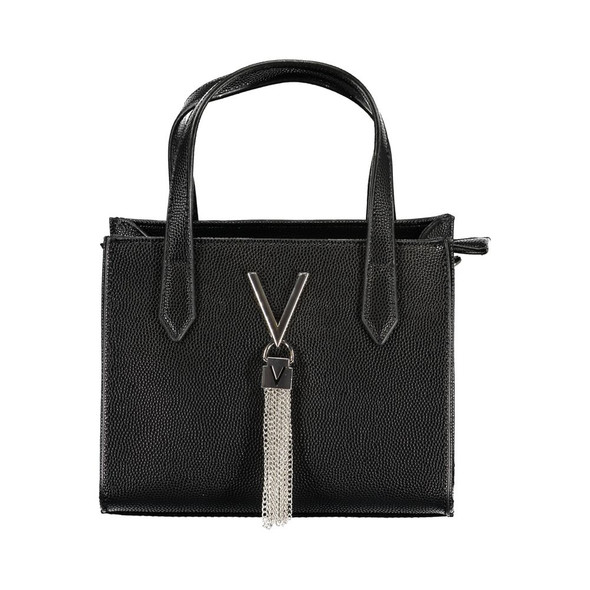 Black Polyethylene Women Handbag VA-32635 Black Polyethylene Women Handbag VA-32635
