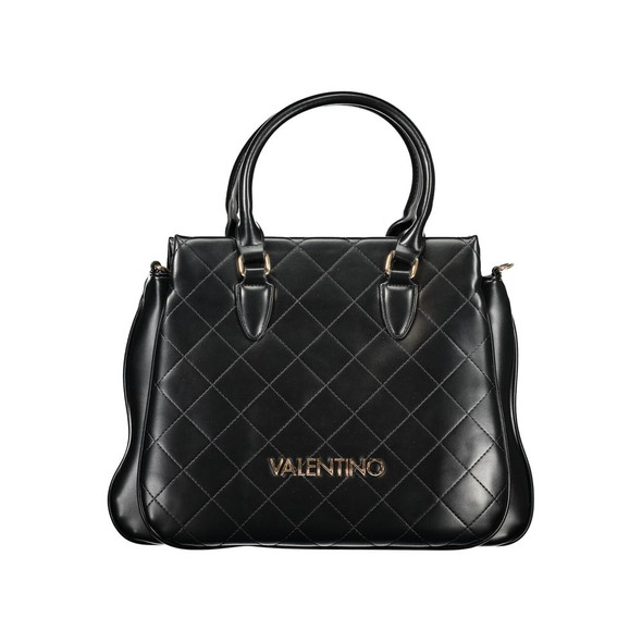 Black Polyethylene Women Handbag VA-32648 Black Polyethylene Women Handbag VA-32648