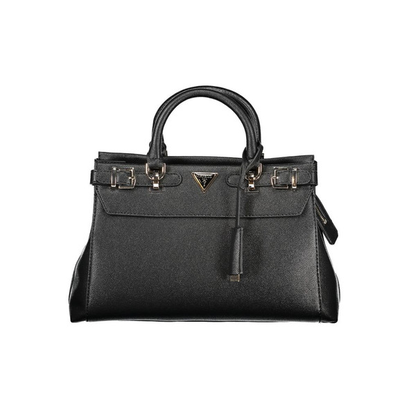 Black Polyethylene Women Handbag GU-32564 Black Polyethylene Women Handbag GU-32564