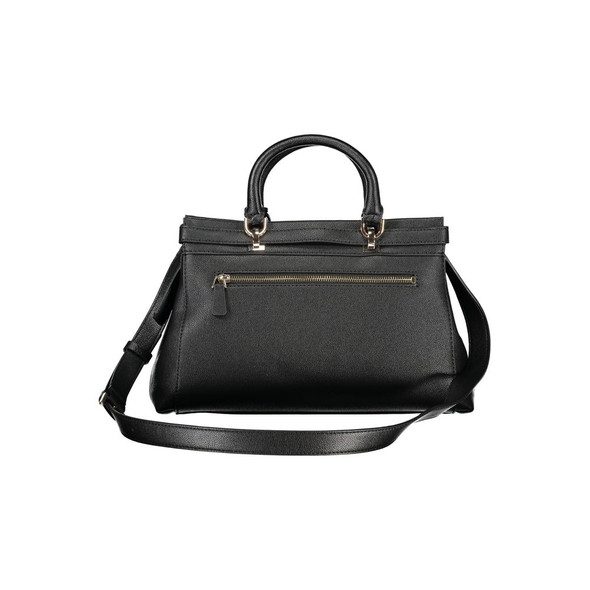 Black Polyethylene Women Handbag GU-32564 Black Polyethylene Women Handbag GU-32564