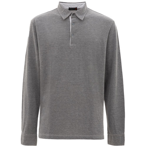 Gray Cotton Polo Shirt Gray Cotton Polo Shirt