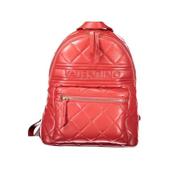 Red Polyethylene Women Backpack Red Polyethylene Women Backpack