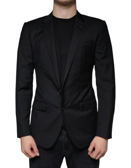 Black MARTINI Bee Single Breasted Blazer Black MARTINI Bee Single Breasted Blazer