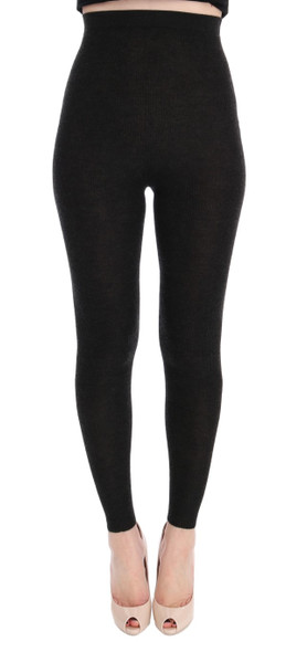 Dolce & Gabbana Gray Cashmere Stretch Tights SIG10012 Dolce & Gabbana Gray Cashmere Stretch Tights SIG10012