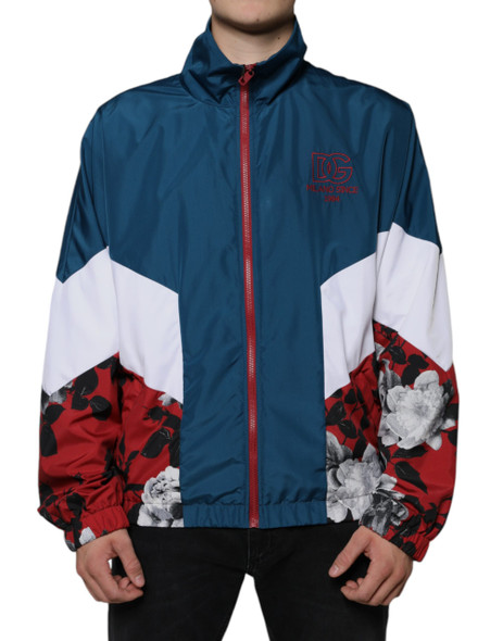Dolce & Gabbana Multicolor Polyester Full Zip Jacket JKT41259 Dolce & Gabbana Multicolor Polyester Full Zip Jacket JKT41259
