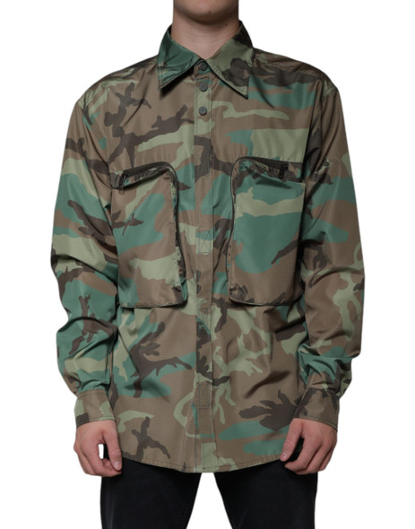 Dolce & Gabbana Multicolor Camouflage Button Down Shirt Dolce & Gabbana Multicolor Camouflage Button Down Shirt