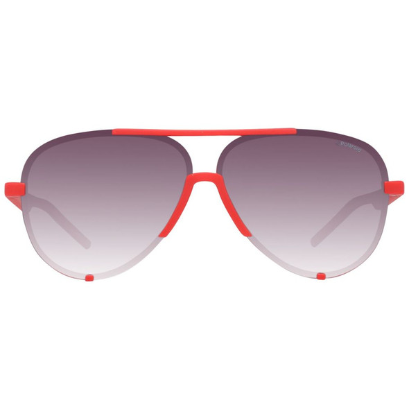 Red Plastic Sunglasses POPLD6017SABA608WAC Red Plastic Sunglasses POPLD6017SABA608WAC