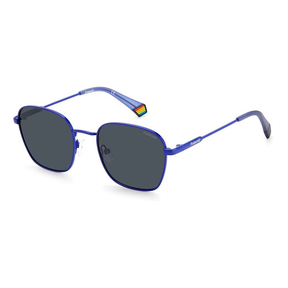Blue Stainless Steel Sunglasses POPLD6170SGEGC3AC Blue Stainless Steel Sunglasses POPLD6170SGEGC3AC