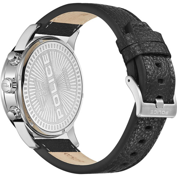 Black Leather Watch POPEWJF2203305AC Black Leather Watch POPEWJF2203305AC