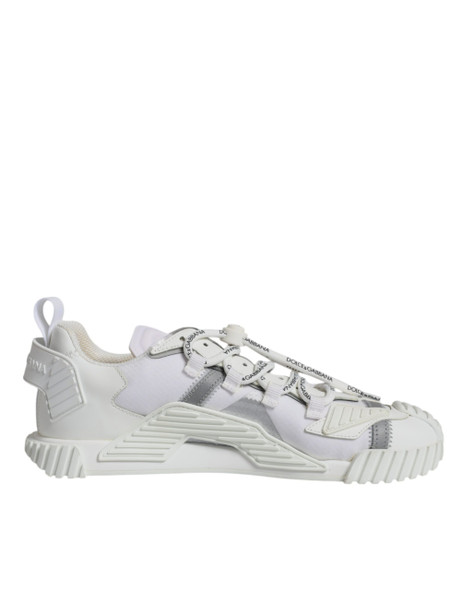 White Lace Up Low Top NS1 Sneakers Shoes White Lace Up Low Top NS1 Sneakers Shoes