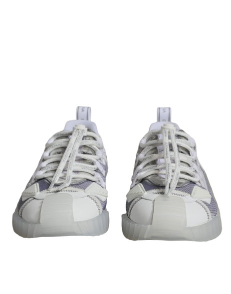 White Silver Low Top NS1 Sneakers Shoes White Silver Low Top NS1 Sneakers Shoes