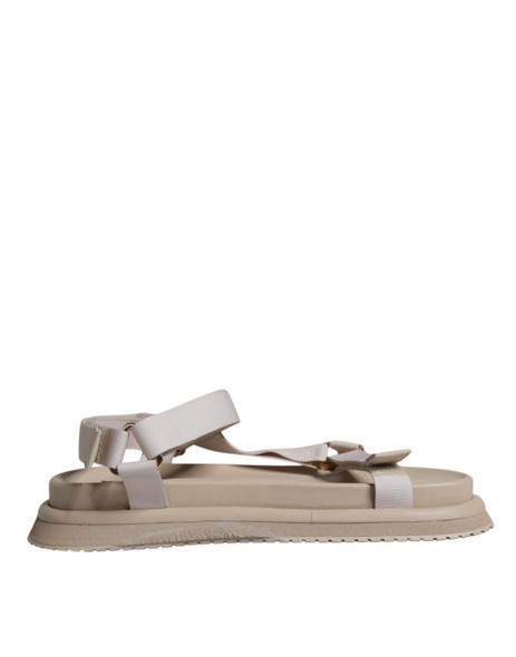 Beige Nappa Devotion Strap Men Sandals Shoes Beige Nappa Devotion Strap Men Sandals Shoes