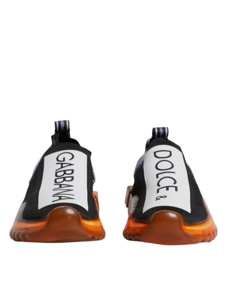 Black Orange Sorrento Slip On Sneakers Shoes Black Orange Sorrento Slip On Sneakers Shoes
