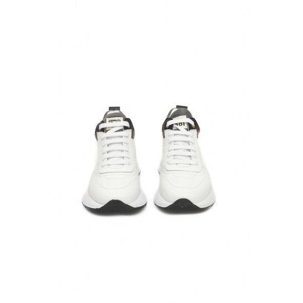 White Leather Women Sneaker CE-24518-FBB-285 White Leather Women Sneaker CE-24518-FBB-285