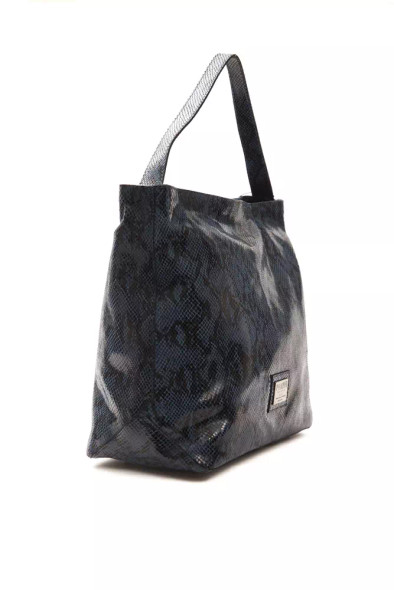 Blue Leather Women Shoulder Bag Blue Leather Women Shoulder Bag