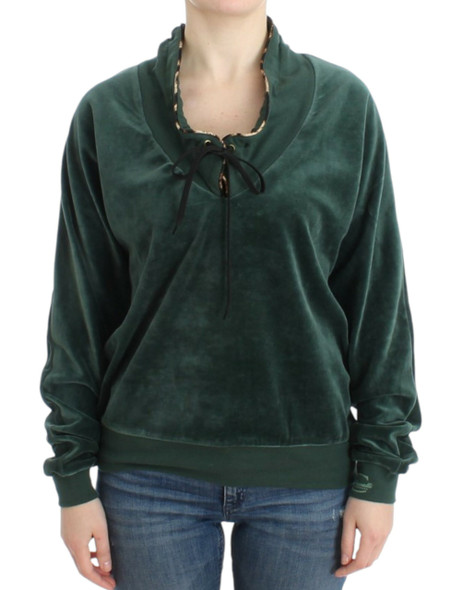 Green velvet cotton sweater Green velvet cotton sweater