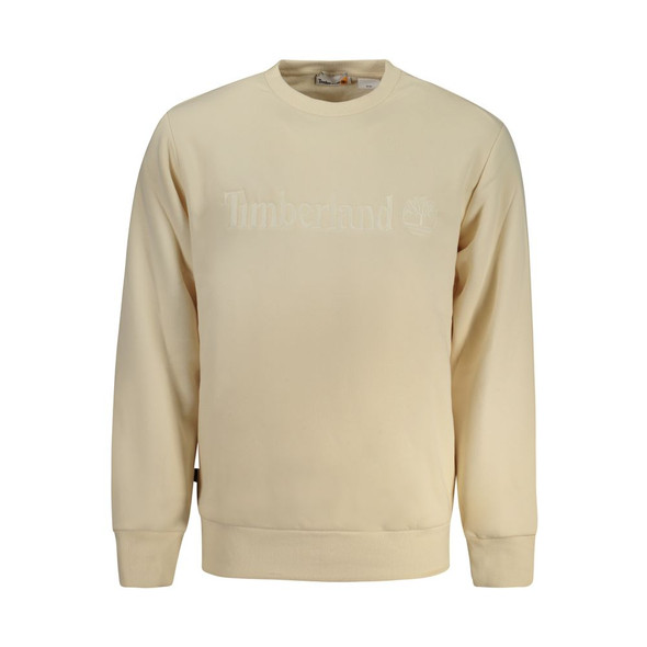 Timberland Beige Cotton Men Sweater Timberland Beige Cotton Men Sweater