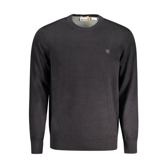 Timberland Black Cotton Men Sweater Timberland Black Cotton Men Sweater