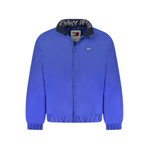 Blue Polyester Men Jacket TO-32925 Blue Polyester Men Jacket TO-32925