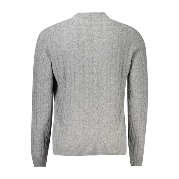 North Sails Gray Wool Men Sweater NO-32935 North Sails Gray Wool Men Sweater NO-32935