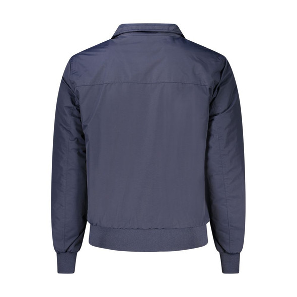 Blue Polyamide Men Jacket NO-32937 Blue Polyamide Men Jacket NO-32937