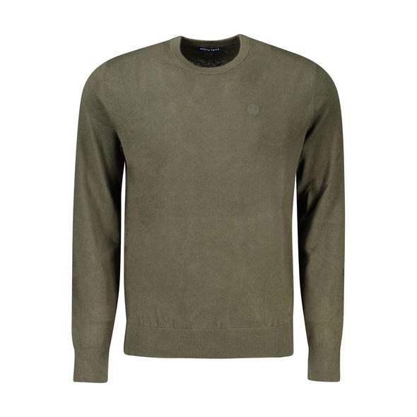 North Sails Green Cotton Sweater NO-32940 North Sails Green Cotton Sweater NO-32940