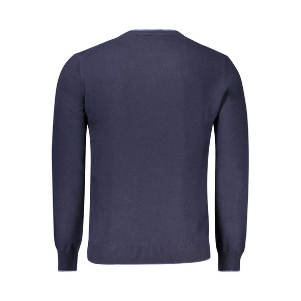 North Sails Blue Wool Men Sweater NO-32945 North Sails Blue Wool Men Sweater NO-32945