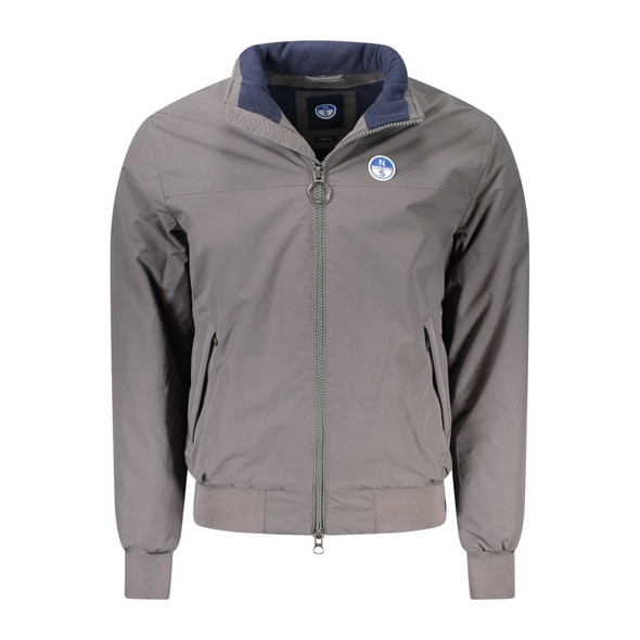 North Sails Brown Polyamide Men Jacket North Sails Brown Polyamide Men Jacket