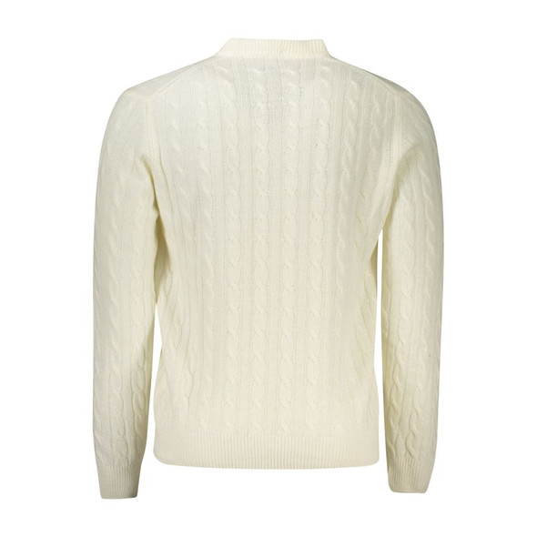 White Wool Men Sweater White Wool Men Sweater