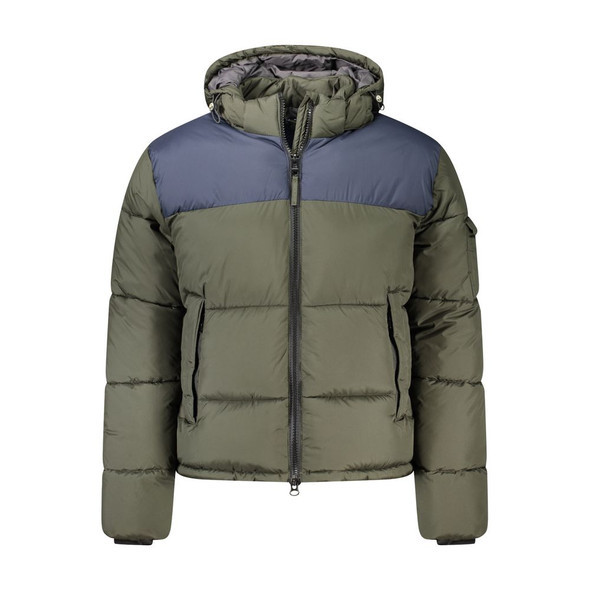 North Sails Green Polyester Men Jacket NO-32958 North Sails Green Polyester Men Jacket NO-32958