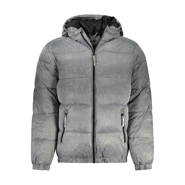 Gray Polyamide Jacket GU-32081-FBB-287 Gray Polyamide Jacket GU-32081-FBB-287
