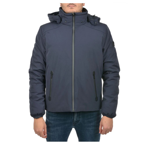 Blue Nylon Jacket YE-14273 Blue Nylon Jacket YE-14273