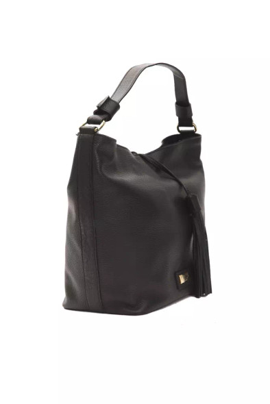 Black Leather Women Shoulder Bag PO-5803 Black Leather Women Shoulder Bag PO-5803