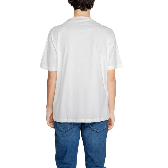 Armani Exchange White Cotton T-Shirt Armani Exchange White Cotton T-Shirt