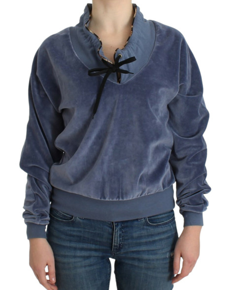 Blue velvet cotton sweater Blue velvet cotton sweater