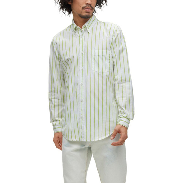 Green Cotton Shirt BO10988600148RO Green Cotton Shirt BO10988600148RO
