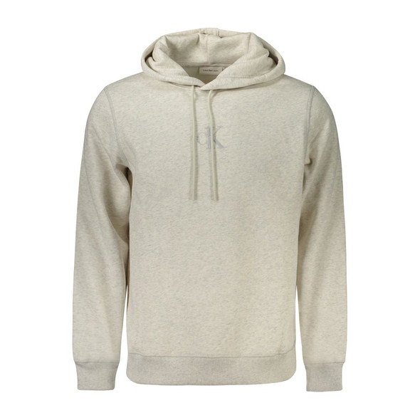 Calvin Klein Gray Cotton Men Sweater CA-32970 Calvin Klein Gray Cotton Men Sweater CA-32970