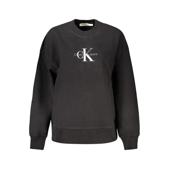 Calvin Klein Black Cotton Women Sweater CA-33066 Calvin Klein Black Cotton Women Sweater CA-33066