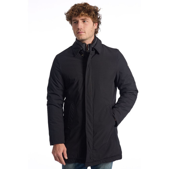Black Polyester Jacket BA-24667-FBB-294 Black Polyester Jacket BA-24667-FBB-294