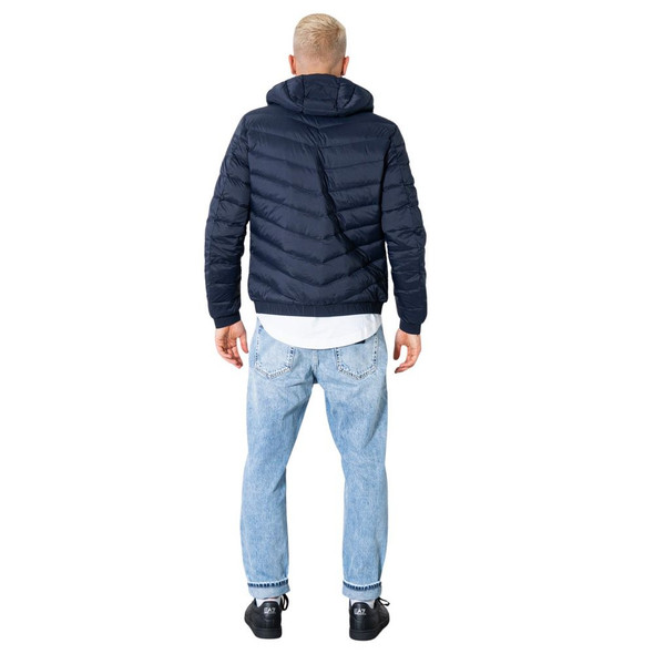 Blue Polyester Jackets & Coat AR7251800010RO Blue Polyester Jackets & Coat AR7251800010RO