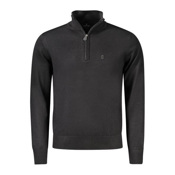 Black Viscose Men Sweater Black Viscose Men Sweater