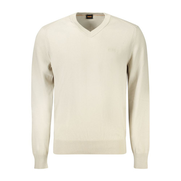 Beige Cotton Men Sweater BO-33137 Beige Cotton Men Sweater BO-33137
