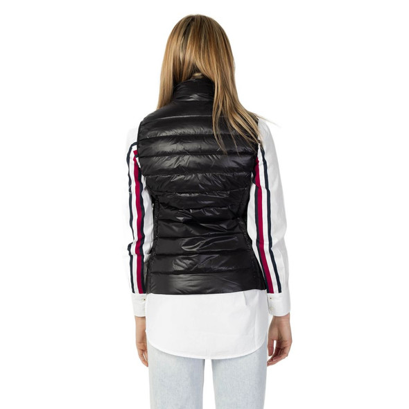 Black Polyester Sleveless Jacket AR8162400009RO Black Polyester Sleveless Jacket AR8162400009RO