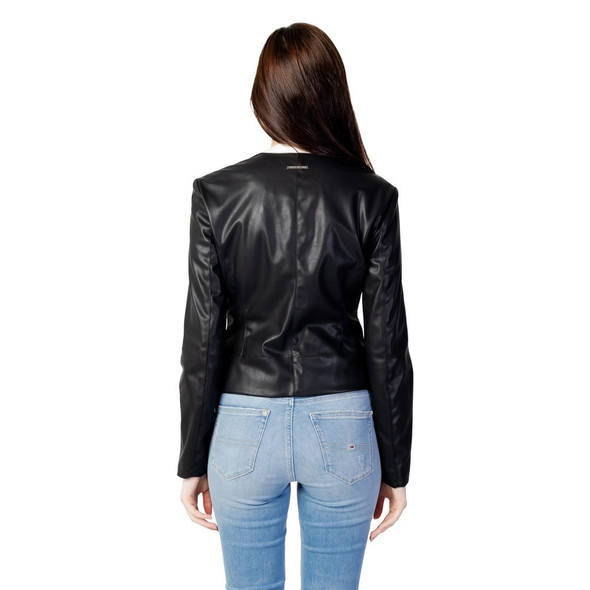 Black Polyester Jackets & Coat AR10427100009RO Black Polyester Jackets & Coat AR10427100009RO